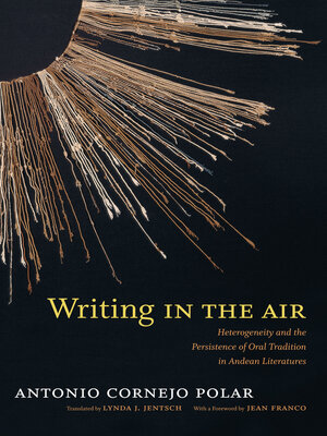 cover image of Writing in the Air